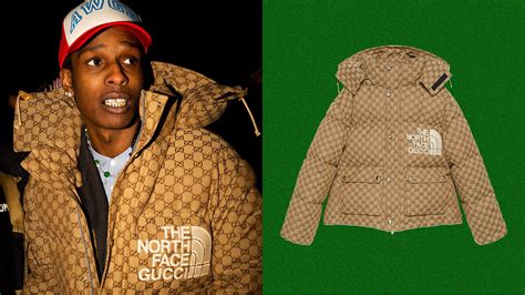 north face gucci yellow|gucci north face price.